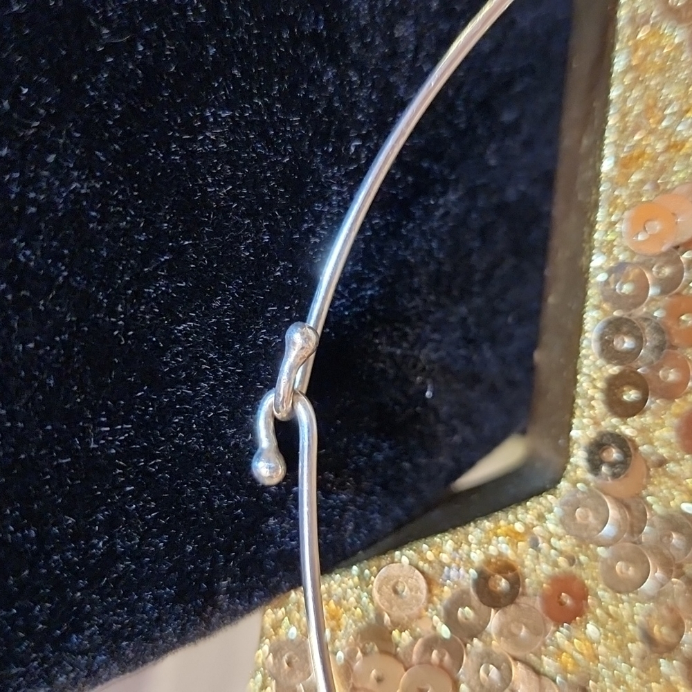 925 Sterling silver solid choker - Picture 8 of 8